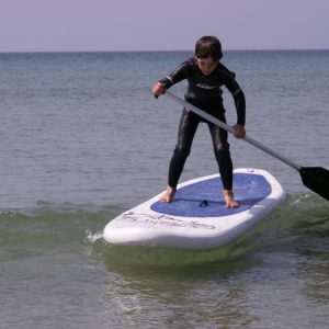 Cours de surf /Stand up paddle à l'école de surf /surfcamp de Léon dans les Landes